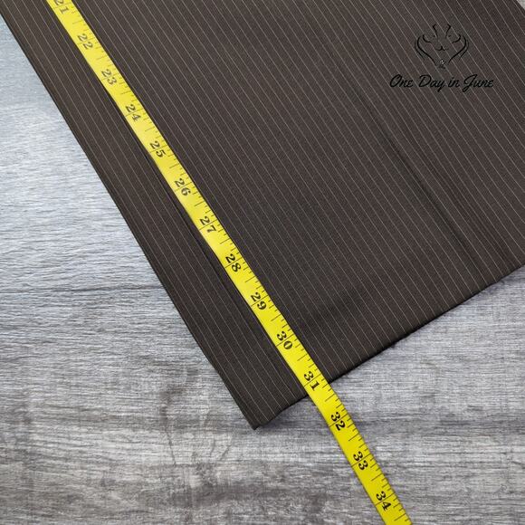 Ann Taylor Pin Stripe Straight Leg Dress Pants Size 4 - Picture 5 of 6